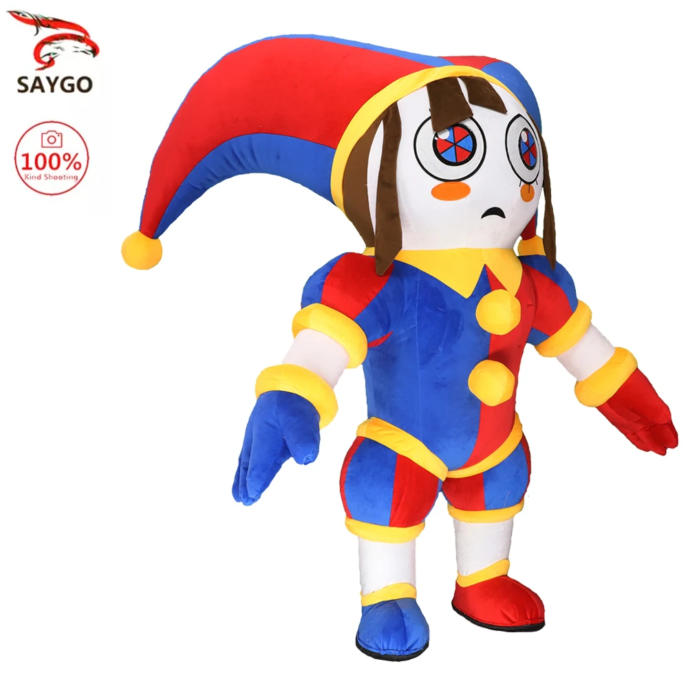 SAYGO Circus Clown Inflatable Costume Mascot for Adult Men Women Dance Parties TV Programs Carnivals Opening Celebrations