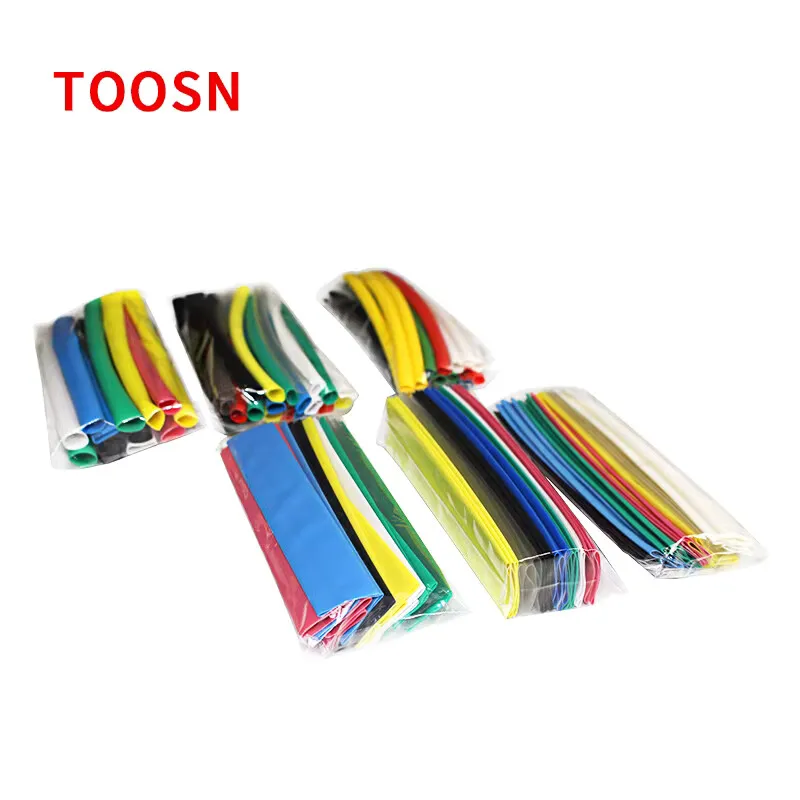 

TOOSN119pcs Heat Shrink 4mm 5mm 6mm 8mm 10mm 12mm Seven Colors Cable Sleeve Tube Shrink Wrap Heat Shrinkable Tube Shrinkage Rati
