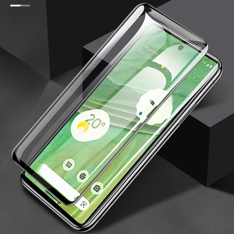 5d Displays chutz folie aus gehärtetem Glas für Google Pixel 8 Pro 7 7a 6 6a 5a 5 4a 5g 3a 3 3xl 4 xl 8A 8 oleophobes Schutz glas