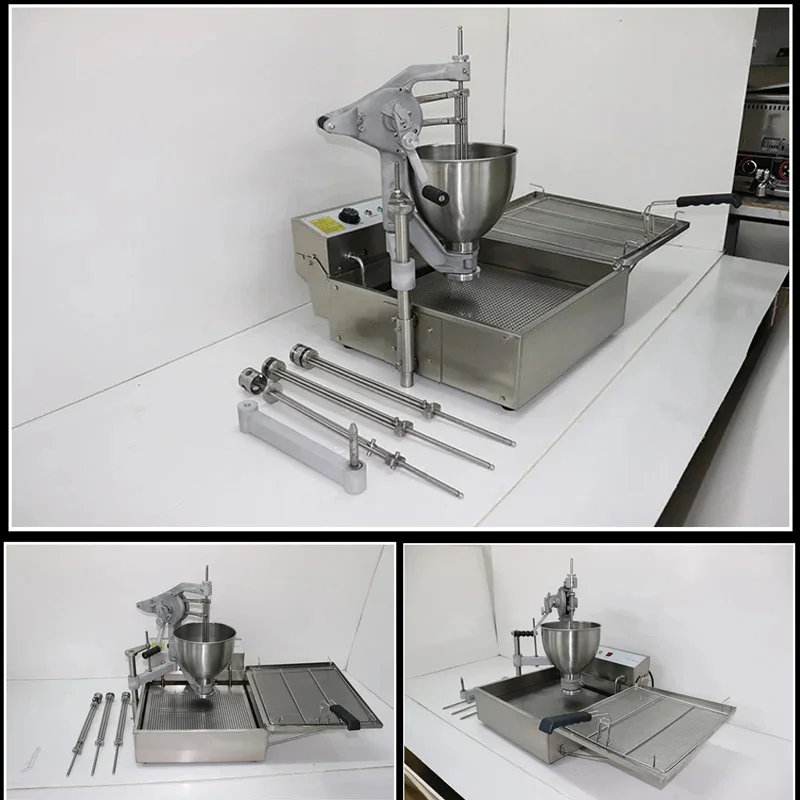 Newest Multi-function Donut Maker Commercial Electric Industrial Stainless Steel Donut Making Machine Mini Donut Frying Machine