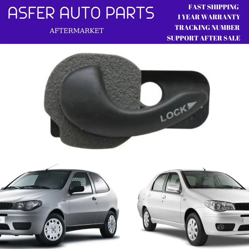 DOOR OPENING HANDLE INTERIOR RIGHT LEFT FOR FIAT PALIO 1998-2012 ALBEA 2003-2014 OEM 717448614 713804614 717447614 HIGH QUALITY