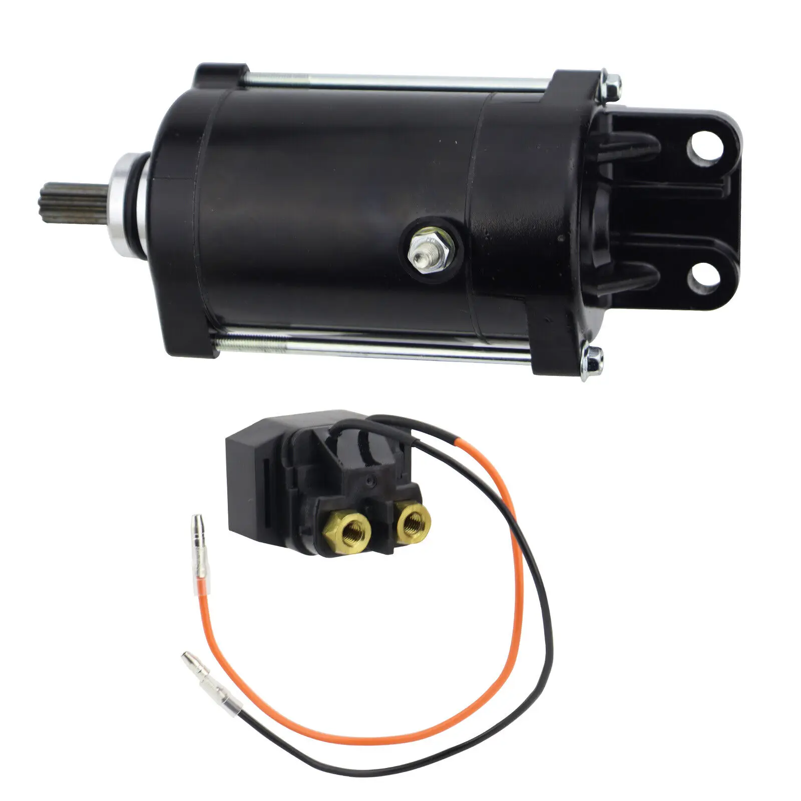 

tarter Motor & Solenoid Relay for Yamaha WaveRunner VX1100 VX1100A VX1100B VX1100C 1052cc 2005-2015 6D3-81800-00 18-6907