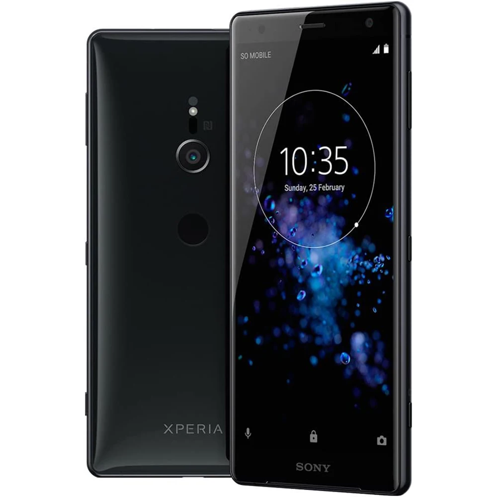 Sony Xperia XZ2 H8216 H8266 odnowiony-oryginalny odblokowany 5.7 ośmiordzeniowy 64GB 4GB RAM 2160p smartfon 19MP telefon komórkowy z systemem Android