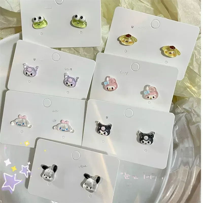 Ohrringe Hellos Kittys meine Melodie Cinna moroll Charm Ohrringe für Frauen Mädchen kreative zarte