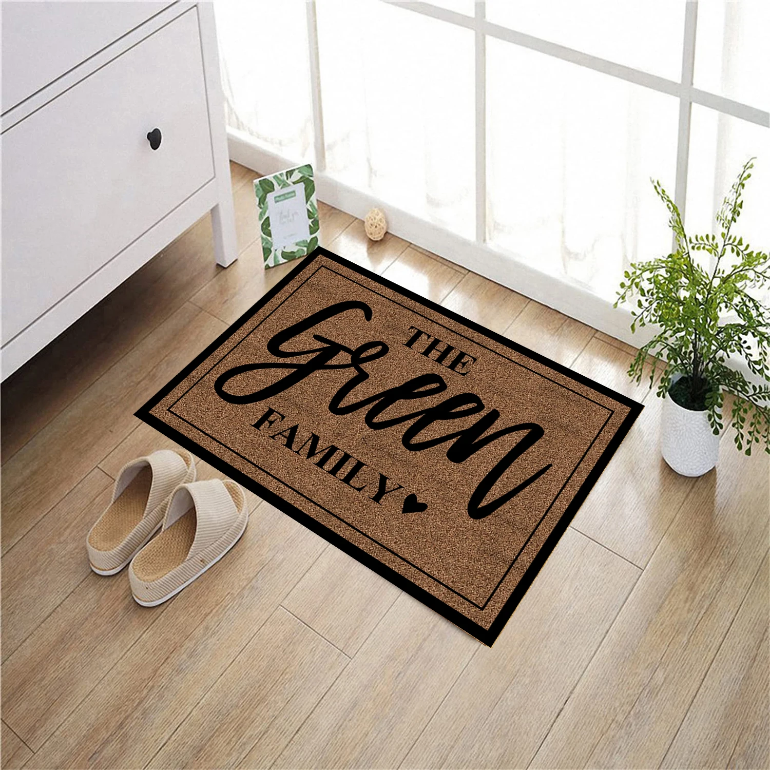 Custom Doormat Personalized Family Name Doormat Rug,Personalized Doormat, Engagement Gift, Wedding Gift 23.6