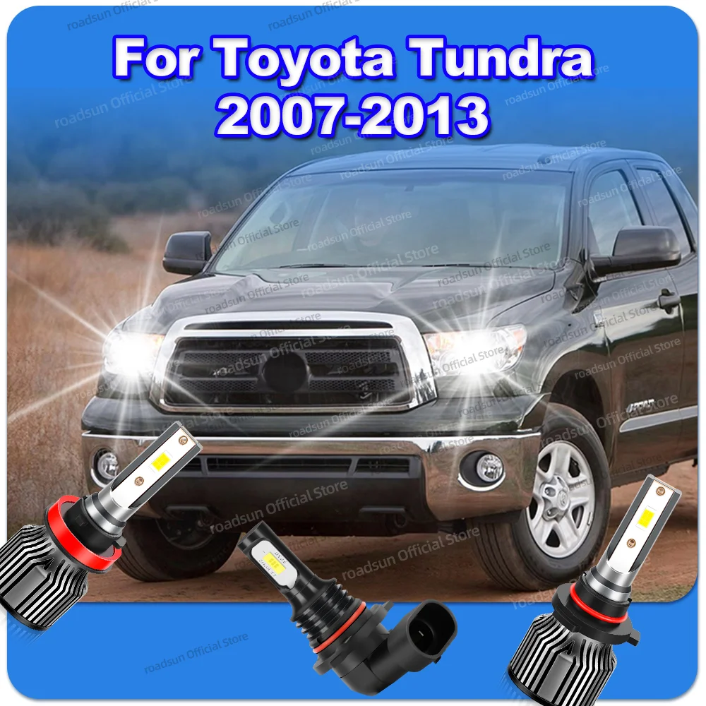 

2/6Pcs LED CANBUS Headlight 180W High Power Bulbs 12V Fog Light For Toyota Tundra 2007 2008 2009 2010 2011 2012 2013
