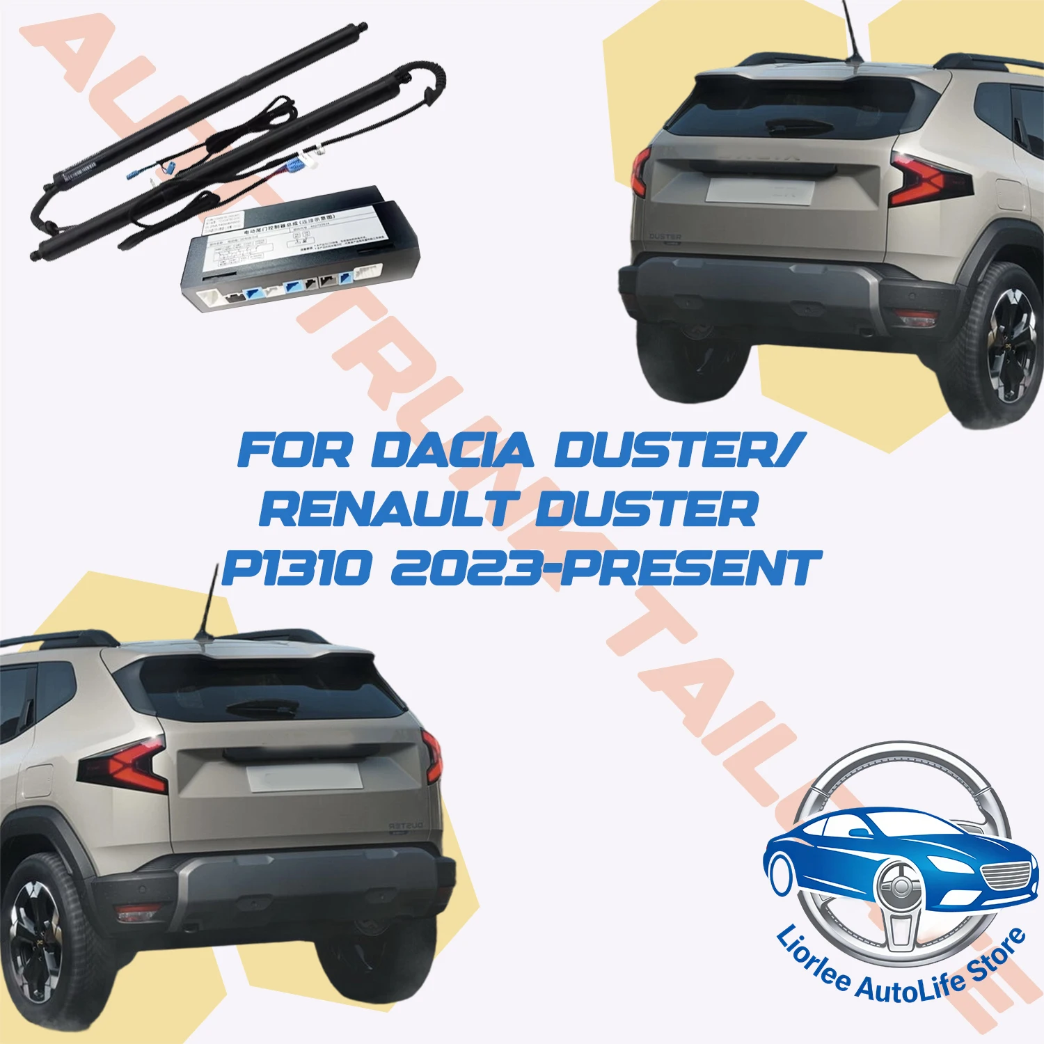 For Dacia Duster/Renault Duster P1310 2023-present Car Power Trunk Lift Electric Hatch Tail gate Strut Auto Rear Door Actuator