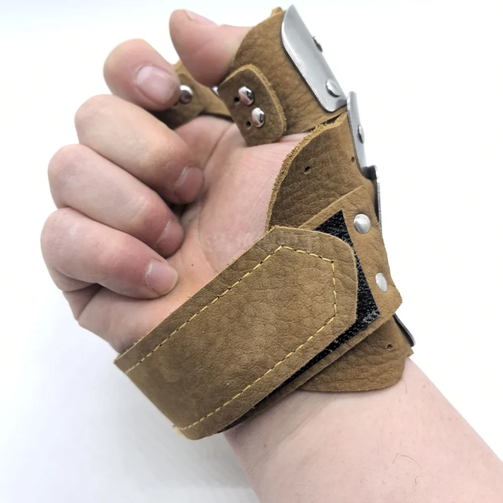 قفازات واقية للرماية عامة، قفازات رماية من الفولاذ المقاوم للصدأ 304 للأسماك، قفازات واقية للرماية لليسار واليمين