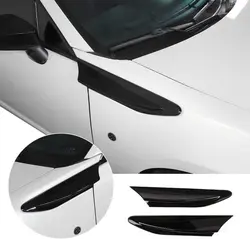 ABS Carbon Fiber Style Side Air Outlet Fender Trim Decorate Cover Car Accessories For Toyota FT86 GT86 Subaru BRZ ZC6 2012-2020