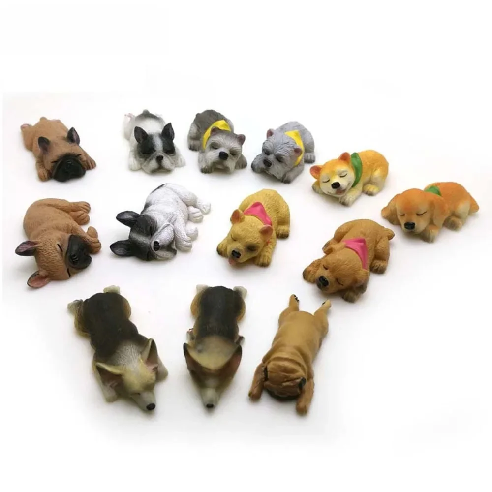 Corgi Bulldog Silikonowe formy do kremówki 13 kształtów psów Narzędzia do dekoracji ciast Czekoladowy deser Forma z gliny polimerowej F0661XG — zdjęcie 2