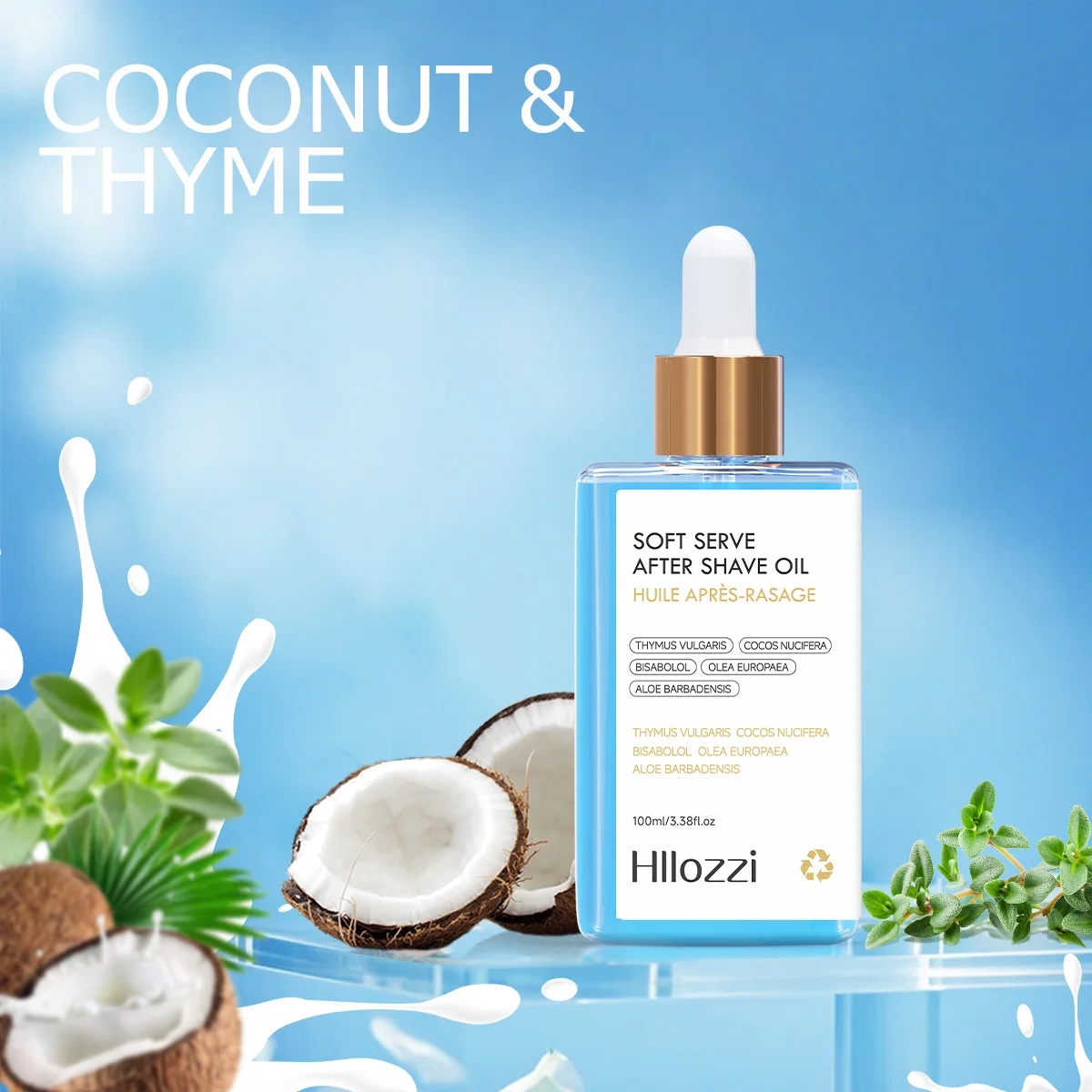 Body After Shave Oil, Lightweight Care Oil for Hair Removal and Shaved Areas, Hydrating, Softening & Refreshing Daily Body Care