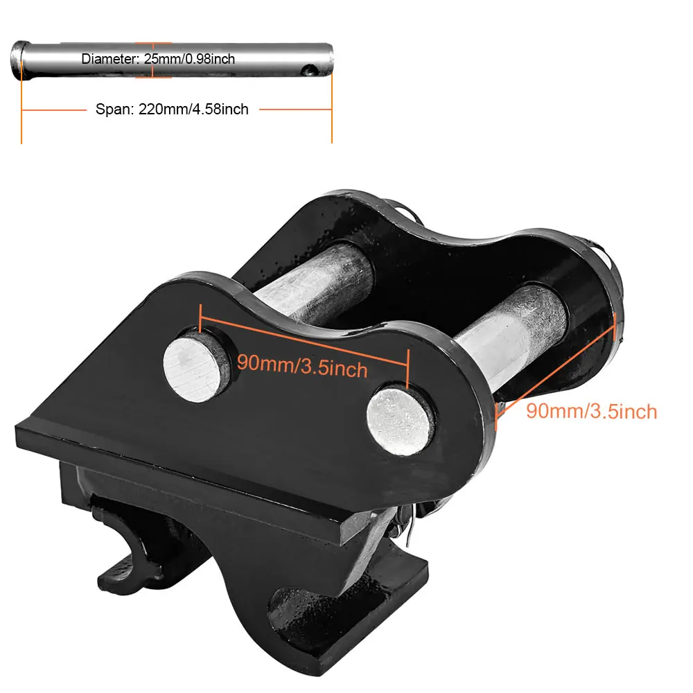 ملحقات الحفار الصغيرة ميكانيكية سريعة التغيير، موصل سريع التوصيل، مناسب للحفارات الصغيرة AGT، TYPHON