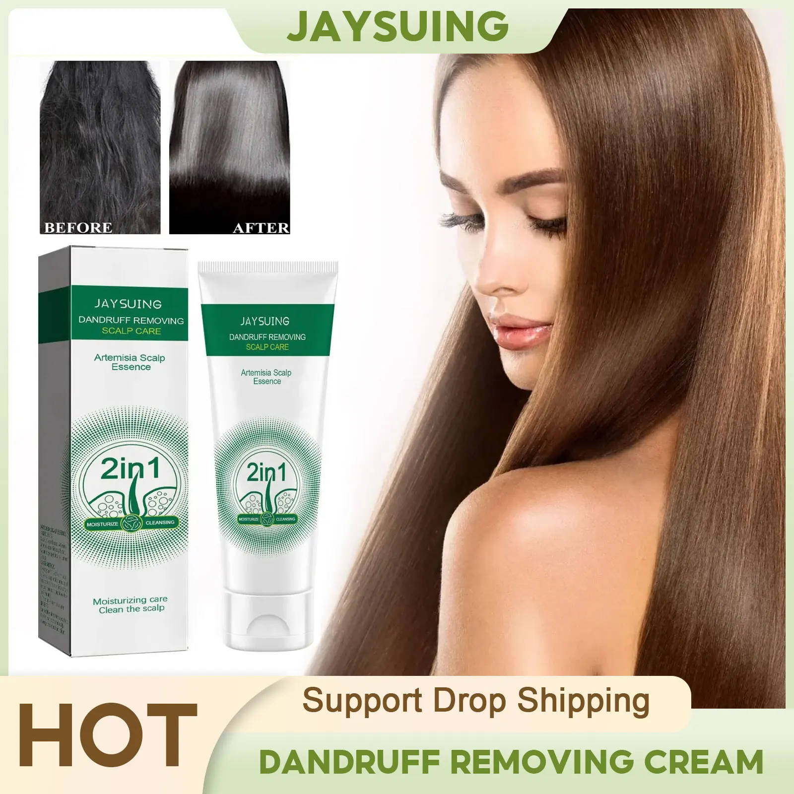 Dandruff Removal Shampoo Cleaning Scalp Treatment Repair Damaged Frizzy Oil Control Anti Itching Care Hair Straightening Shampoo