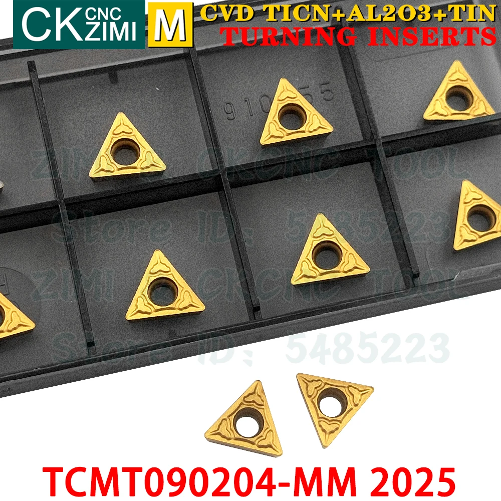 TCMT090204-MM 2025 TCMT 090204 MM 2025 كربيد إدراج الخارجية تحول إدراج أدوات TCMT باستخدام الحاسب الآلي الميكانيكية مخرطة معدنية أدوات القطع