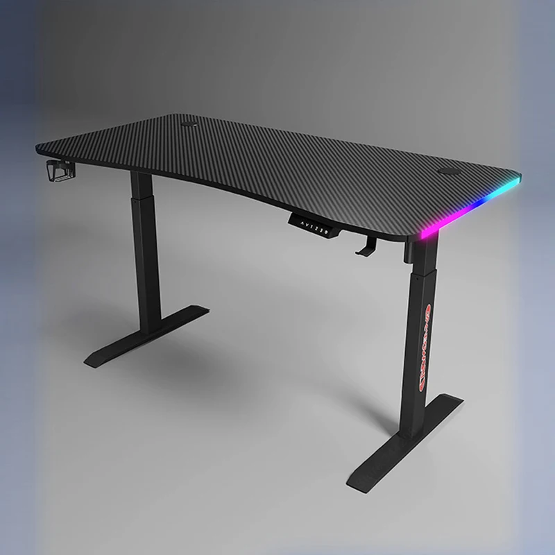 Tookfun Smart Electric Rgb Gaming Lift Game Desk Computer Desk Standing Desk 100kg Load-Bearing 45CM Adjustable Height