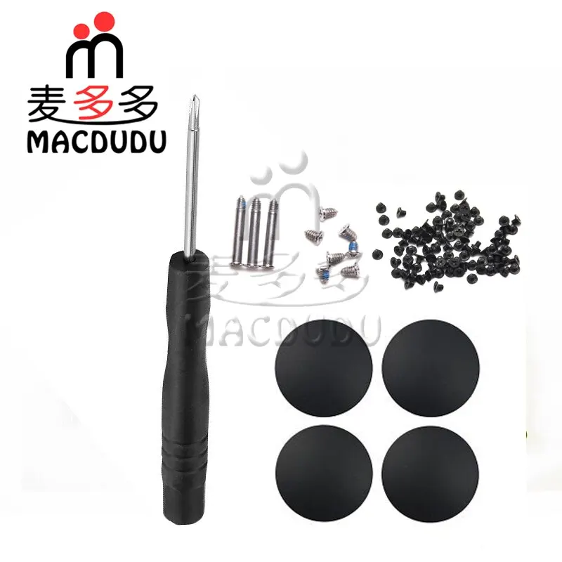 

New Rubber Case Feet With Screws Screwdriver Kit Set For Macbook Pro 13" 15" 17" A1297 A1286 A1278