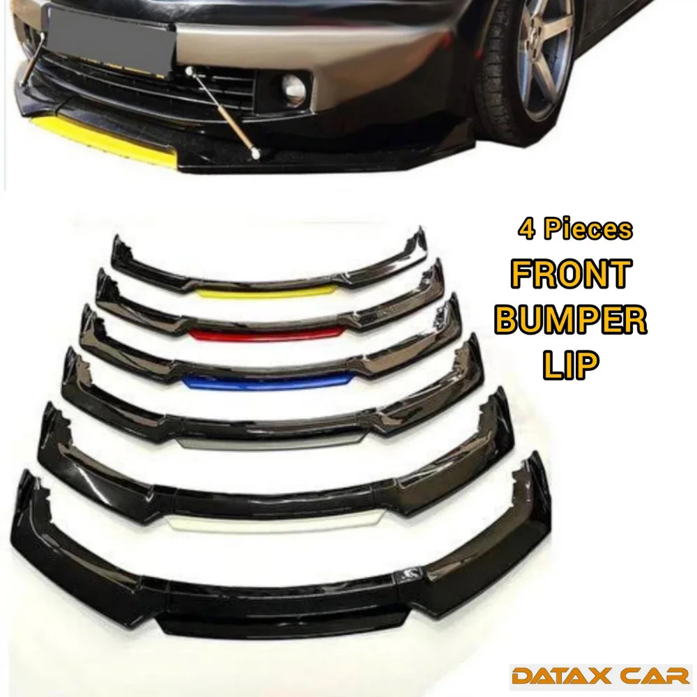 4 Piece Front Bumper Lip For Renault Megane 2 Car Accessories 2002-2008 Options Modified Exterior Parts Under Bumper Tuning