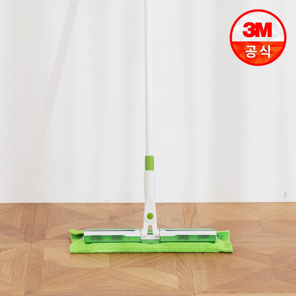 3M Sch-Brite clip-type bar mop + sucking microfiler refill 1 mop set