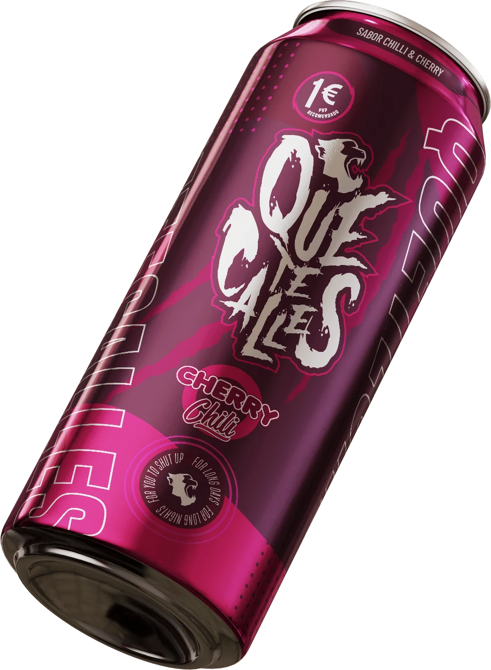 Que te calles! - Bebida energética - Cada caja contiene 24 unidades de 500 ml cada una - Quetecalles nace para darte el plus de energía que