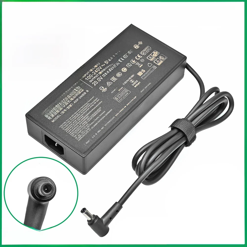 Ładowarka 20V 12A 240W 6.0*3.7MM ADP-240EB B Zasilacz do laptopa ASUS ROG Strix Scar 15 GX550LXS RTX2080 G533QS G533QS-XS98Q — zdjęcie 2