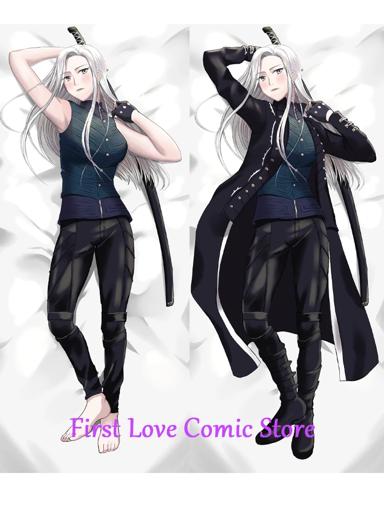 Dakimakura Anime Pillow Case Vergil Body Pillow Cover Halloween Christmas Decoration 2023