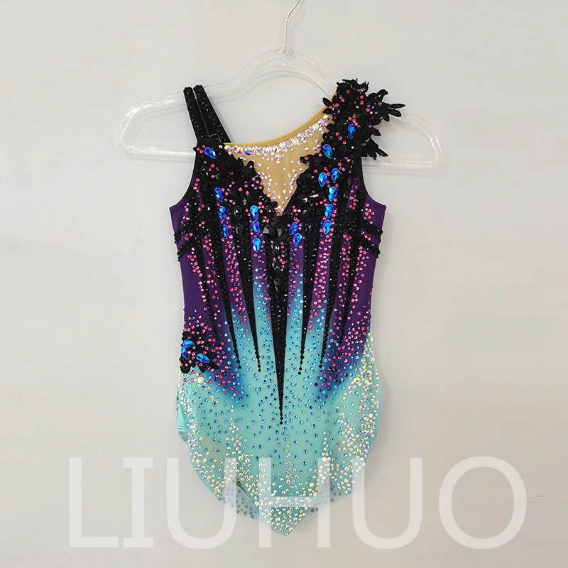 

LIUHUO Rhythmic Gymnastics Leotard Competitive Cheerleading Performance For Children