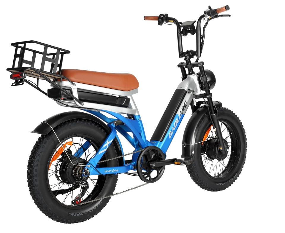 BAOLUJIE DP-2033  adult E-bike 1000W*2 48V15+15Ah battery commute Electric Bike,20-inch Fat Tire E-Mountain bike image 7