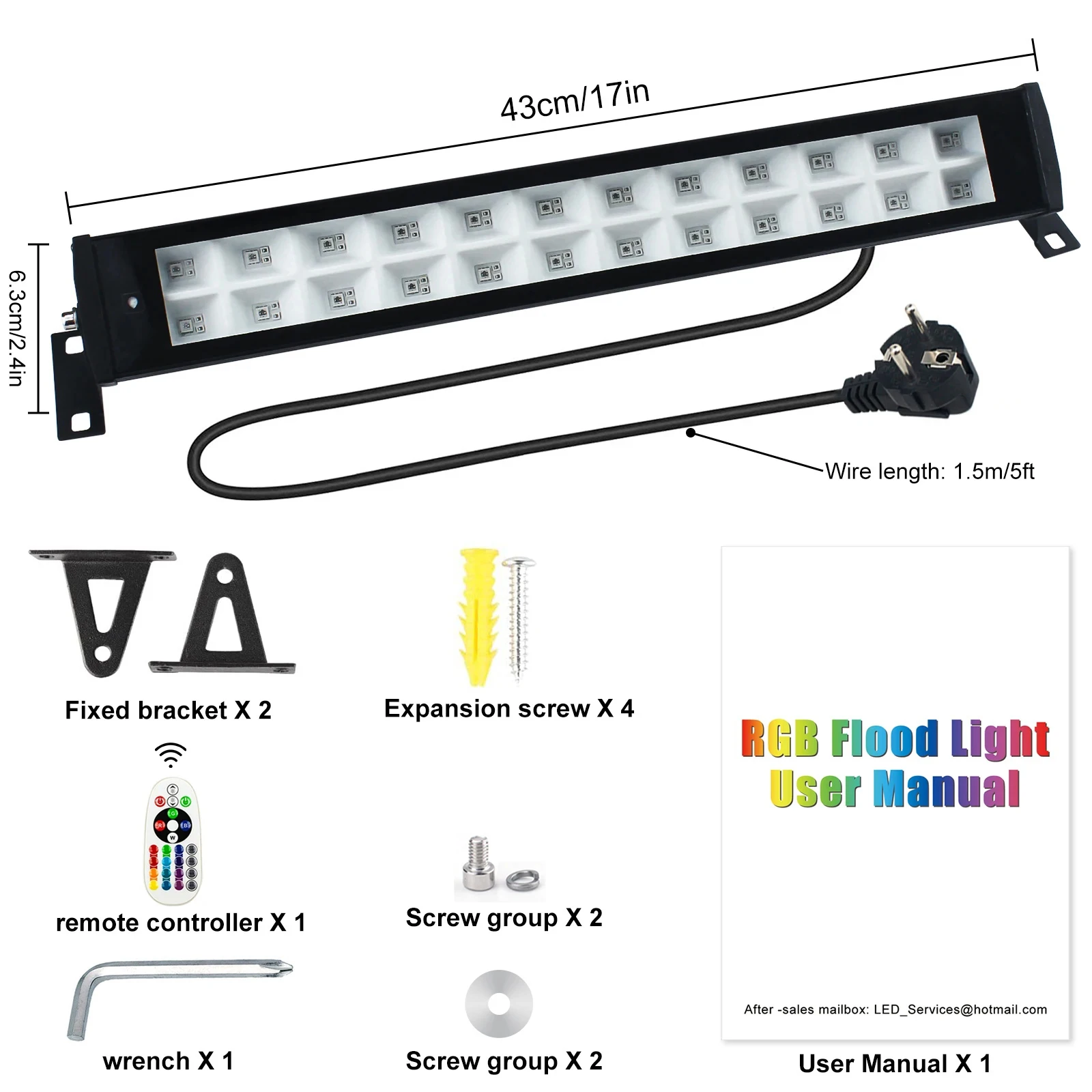 Imagem -02 - Luzes uv Mais Rgb para Iluminação de Jardim 50w Mudança de Cor Luz Negra para Festa Brilho Luz de Inundação Rgb Interruptor e Controle Remoto