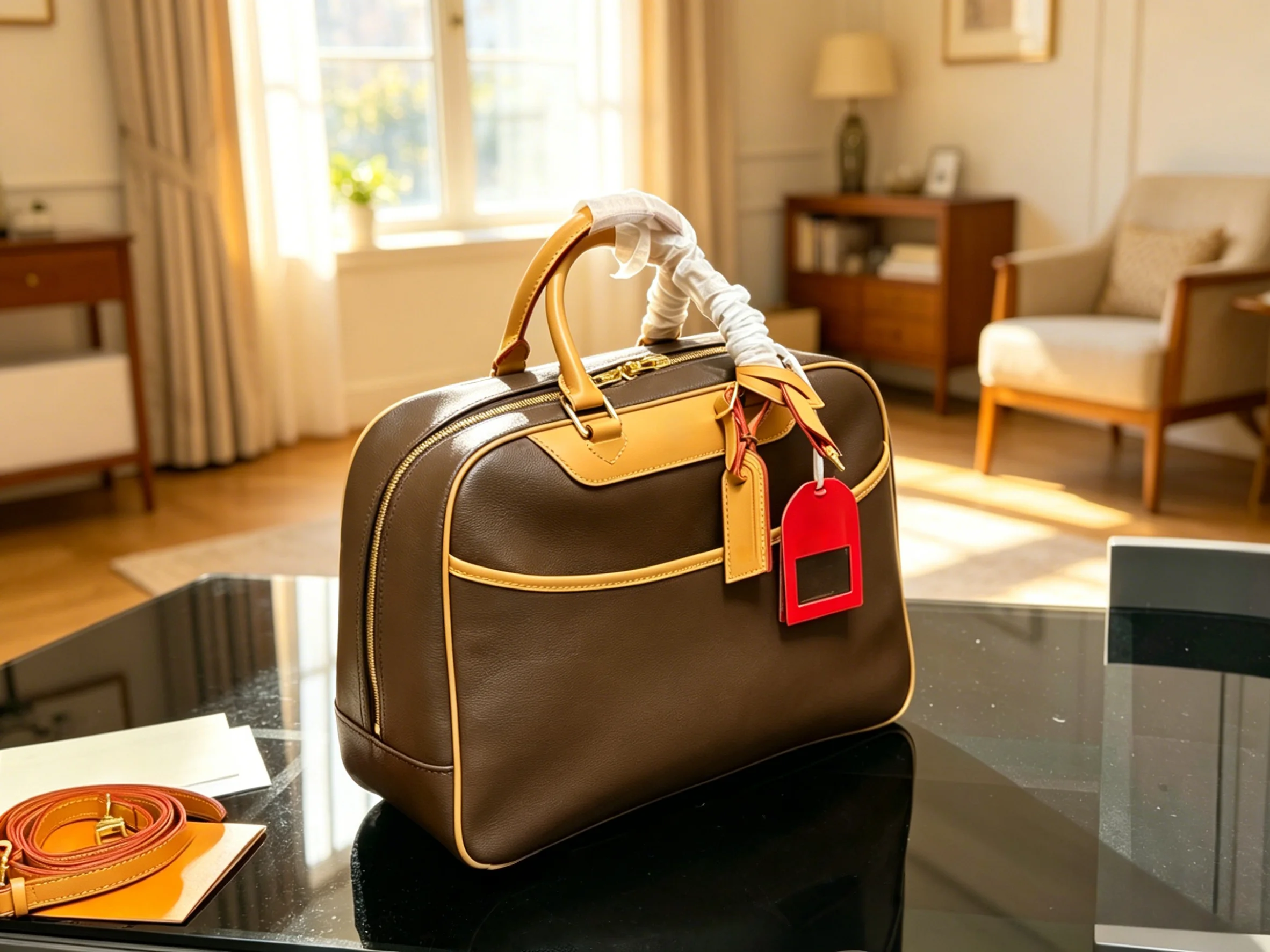 

2026 Size: 35 OR 26 cm no box New Model Versatile and Fashionable PU Leather Bag - Durable,High-Quality and Affordable