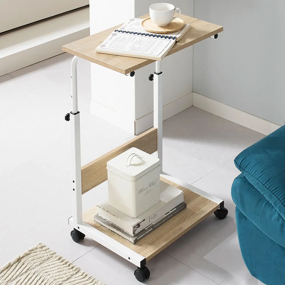 Kimo Km-T3031 طاولة جانبية أفقية قابلة للتعديل بارتفاع متنقل أريكة سرير مكتب صغير مساعد