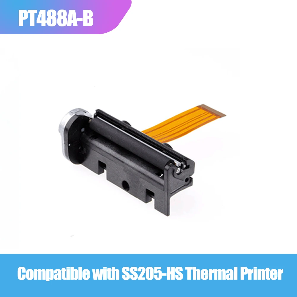 Cabezal de impresora térmica de 58mm, PT488A-B Compatible con mecanismo de impresora AP SS205-V4-HS/LV, POS S90, PT488A