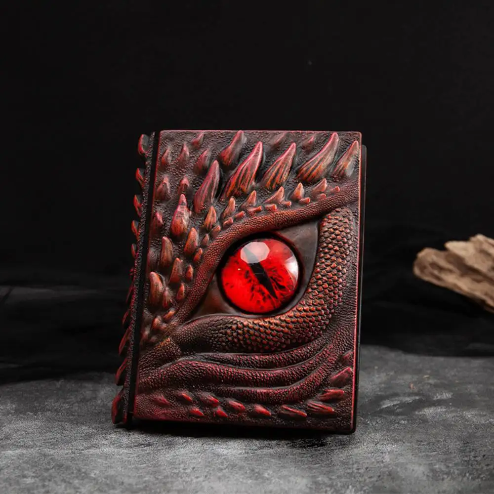 A5 Dragon's Eye Handbook Notebook Resin Notepad A5 blank-page notebook For Dungeons and Dragons DND role playing Player Gifts