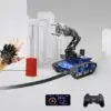 Hiwonder tankbot trilha robô carro carregado com braço robótico para programação stm32