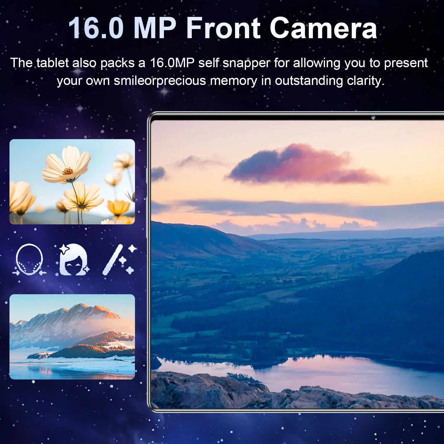 10.36" WiFi Global Version Tablet 20000mAh 14 Core 16GB+1TB Dual SIM 5G Android 13 Gaming Pad GPS BT 16+32MP Camera