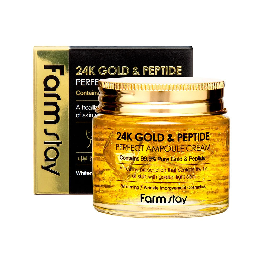 Farmstay 24K Gold & Peptide Perfect Ampoule Cream 80ml