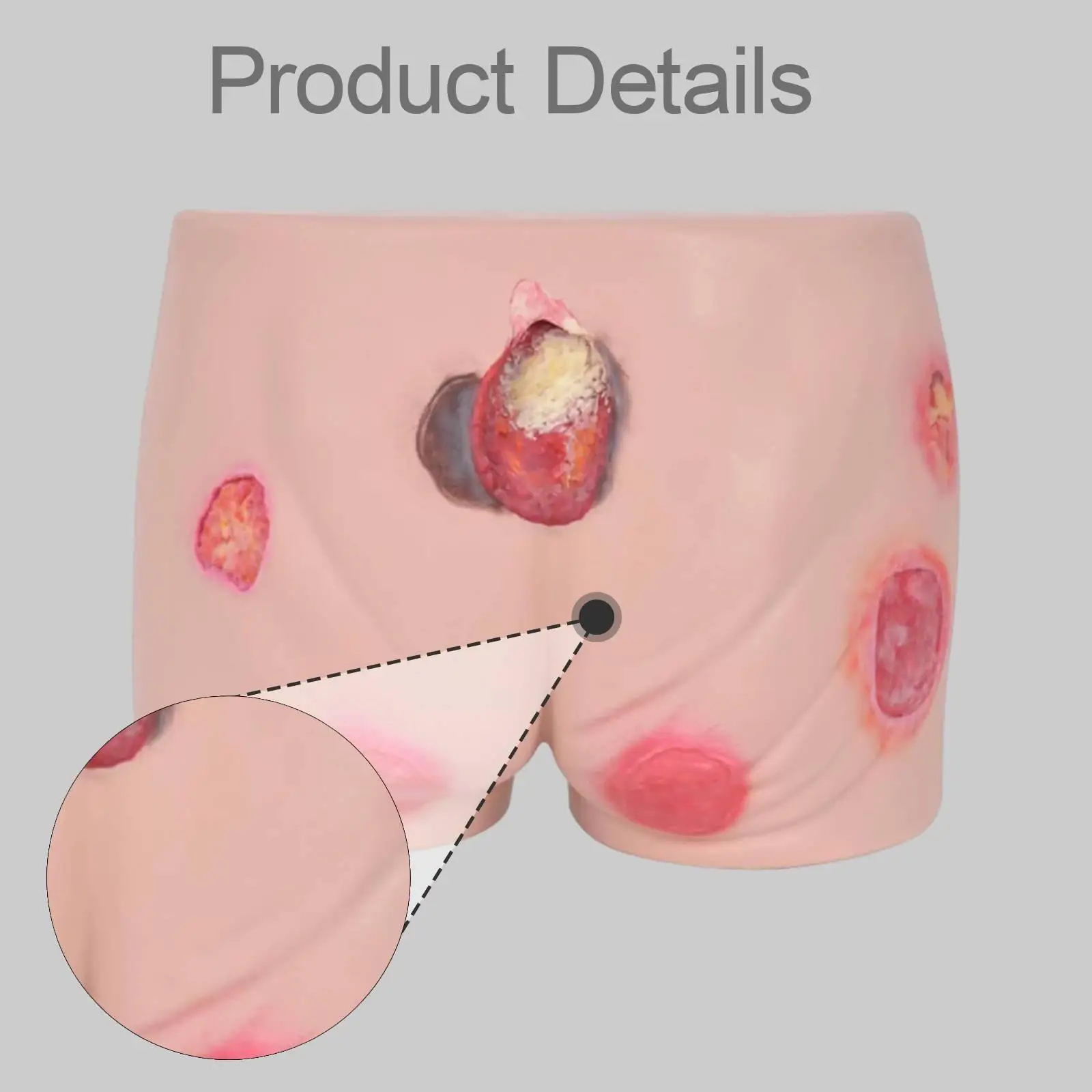 Pressure Ulcers Nursing Model Senior Pressure Ulcers Manikin Buttock Care Model Teaching Simulator Stu Education Medical Train - view 5