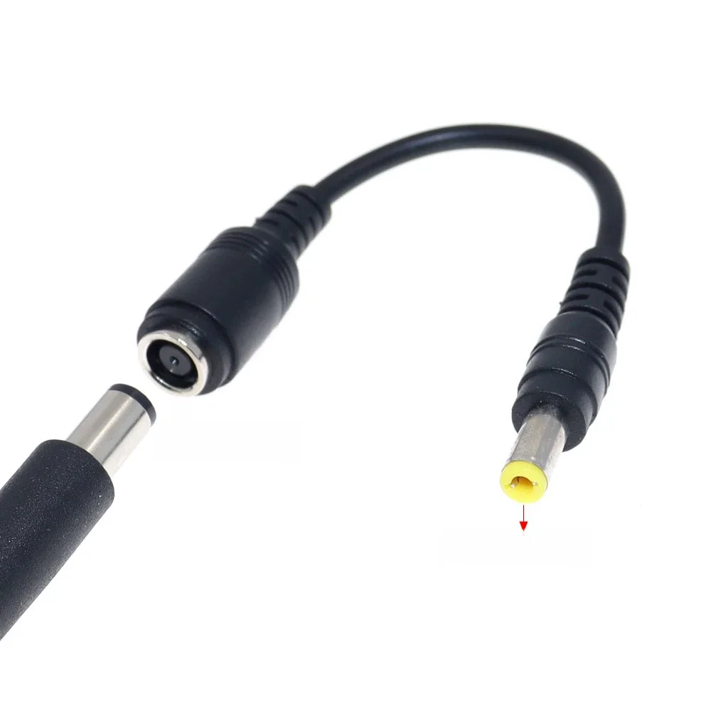 Ładowarka do laptopa podłącz przewód do notebooka Asus Toshiba Adapter DC 7,4x5,0mm żeński na 5,5x2,5mm kabel konwertera zasilacza — zdjęcie 2
