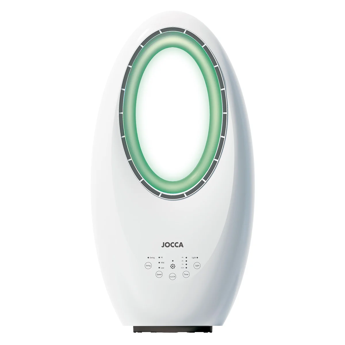 Fan without blades Jocca 3 speeds-4 interchangeable lights-remote and touch Control-timer 7.5H-maximum airflow 4.6 m/s-automatic oscillation-low