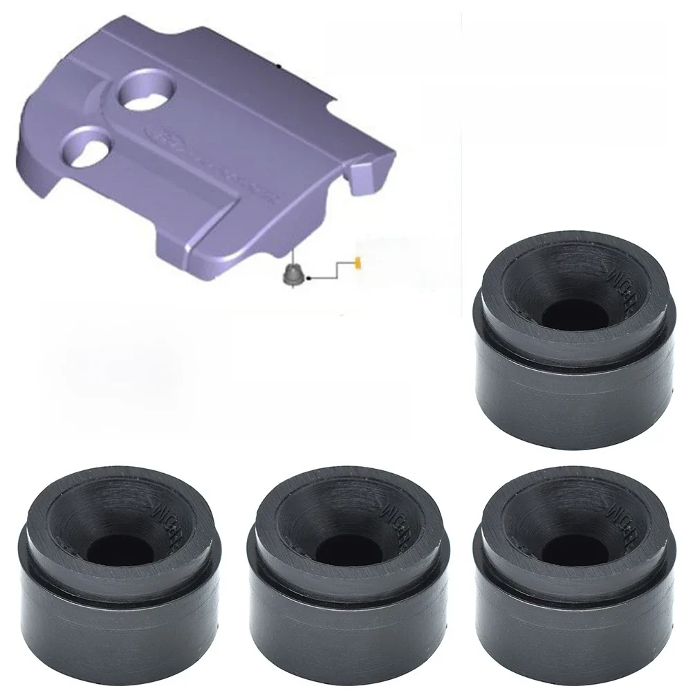 4x douille de montage en caoutchouc de moteur pour Ford Mondeo Focus c-max Galaxy Fiesta 1434444 Couvercle de protection sous plateau de protection, plaque en caoutchouc