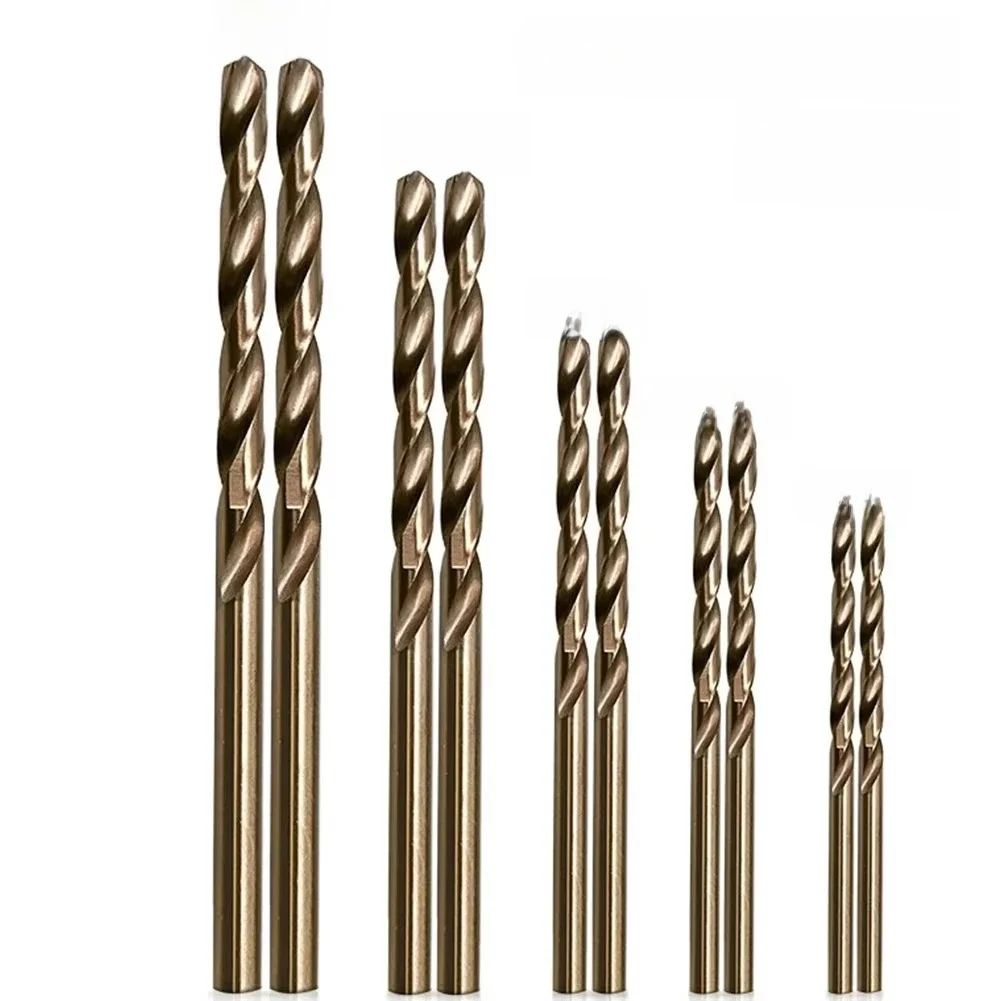 10 sztuk/zestaw wierteł kobaltowych HSS M35 1-3mm do metalu/stali nierdzewnej-wiertła ze stali szybkotnącej powlekane kobaltem z ulepszonymi — zdjęcie 2