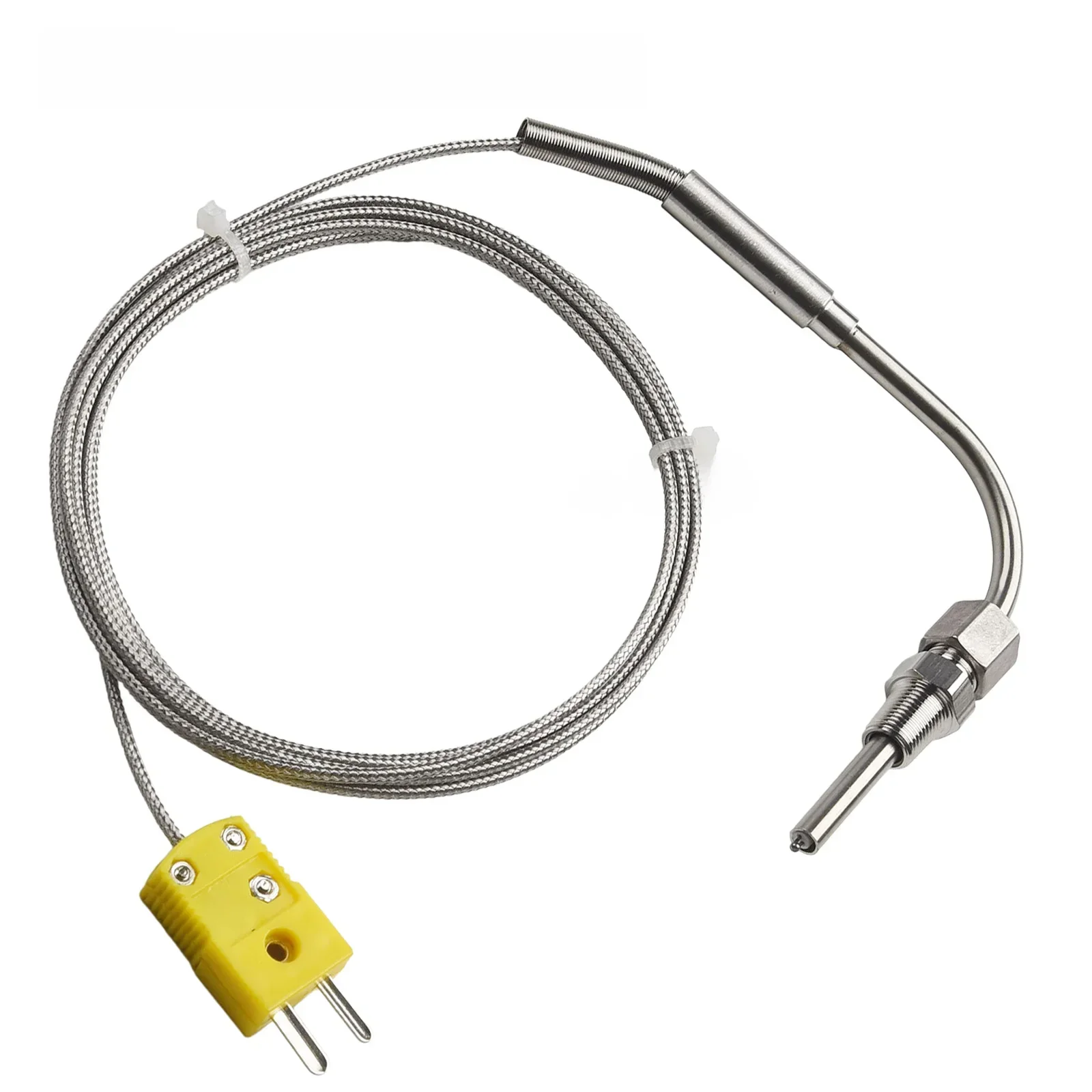 Sonde d'échappement à Thermocouple de Type EGT K, capteurs haute température, filetage 1/8 "NPT, verrouillage de pression réglable, connecteur de Type Mini K