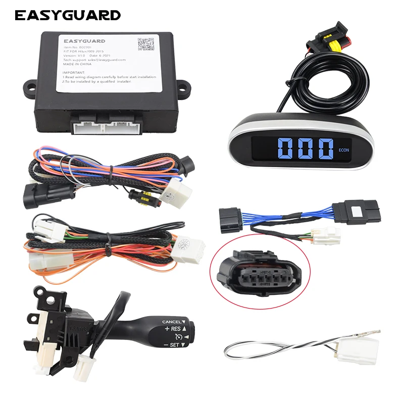 EASYGUARD Cruise speed Control kit fit For Toyota Hilux, Hilux Revo, Fortuner, Innova, Rush, Hiace, Land cruiser, Prado 06-22