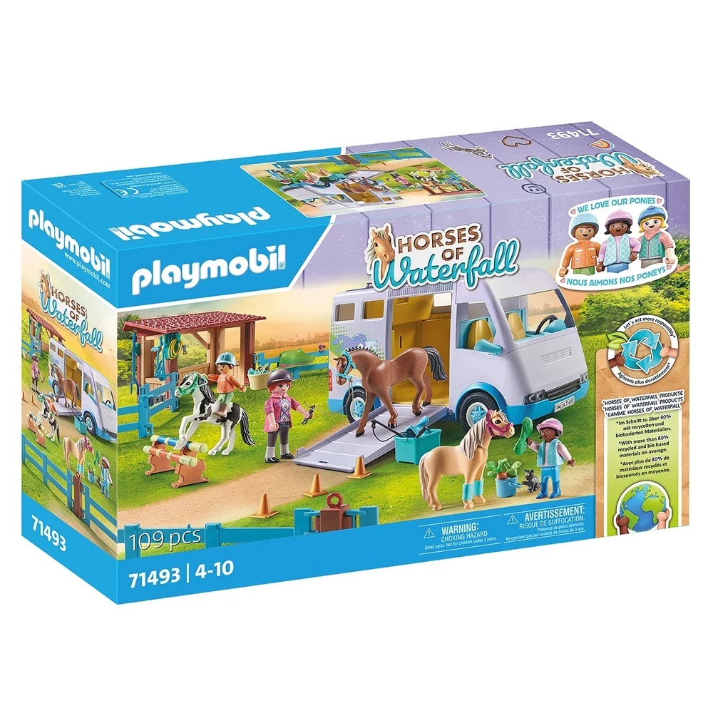 PLAYMOBIL Mobile Riding School, 71493, original, toys, boys, girls, gifts, collector, figures, dolls, shop, with box, new, man, woman, official license, clicks, famobil