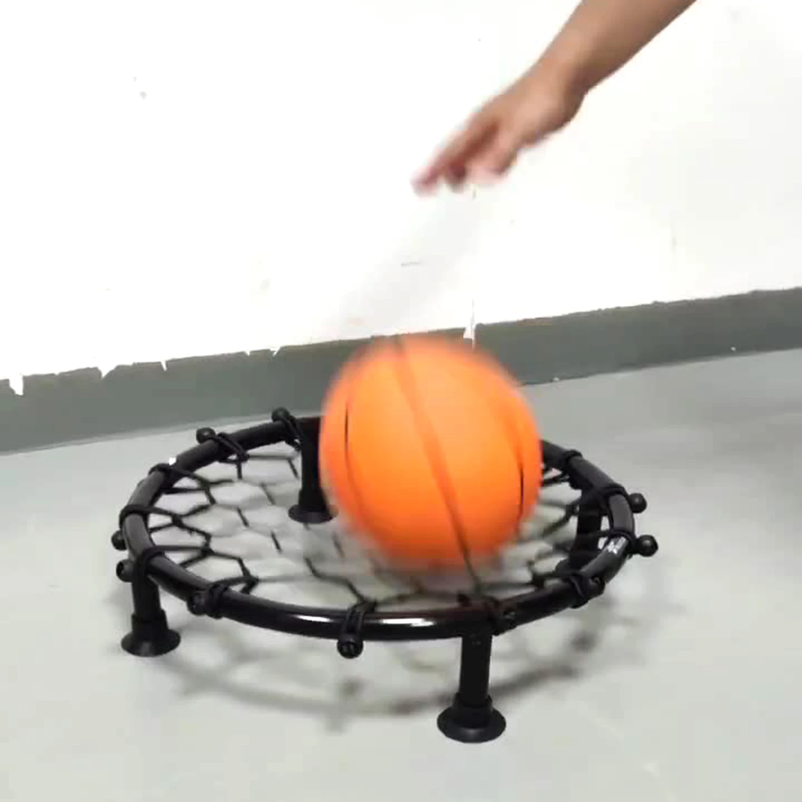 농구 훈련 네트 스포츠 매트 자동 액세서리 실내 드리블 트레이너 반환 부착 농구 탄성 연습 메쉬