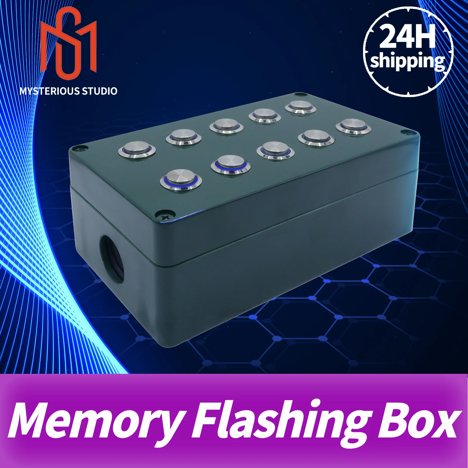 

Mystery Studio Escape Room Game Mechanism Props Electronic Puzzle Superb 1987 GY Memory Flashing Box