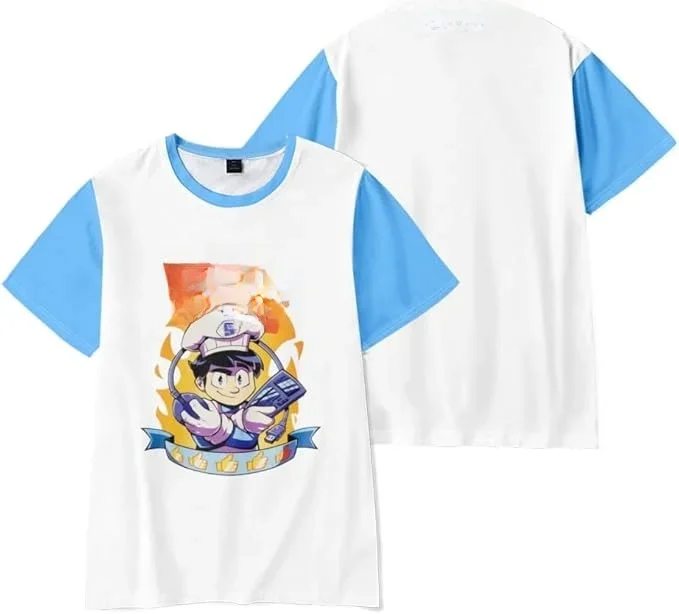SMG4 Merch T-shirt voor mannen en vrouwen Cosplay Mode 3D T-shirt Unisex Casual korte mouw - afbeelding 2
