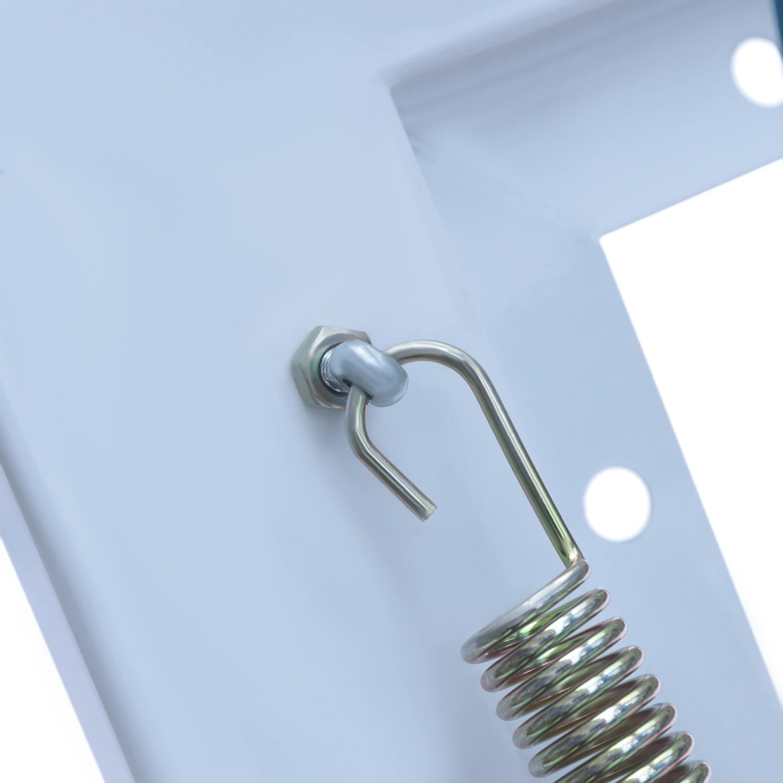 Pull Down 12 Steps Attic Stairs, Alloy Attic Access Ladder, Blue Pulldown Attic Stairs, Wall-mounted Folding Stairs for Attic