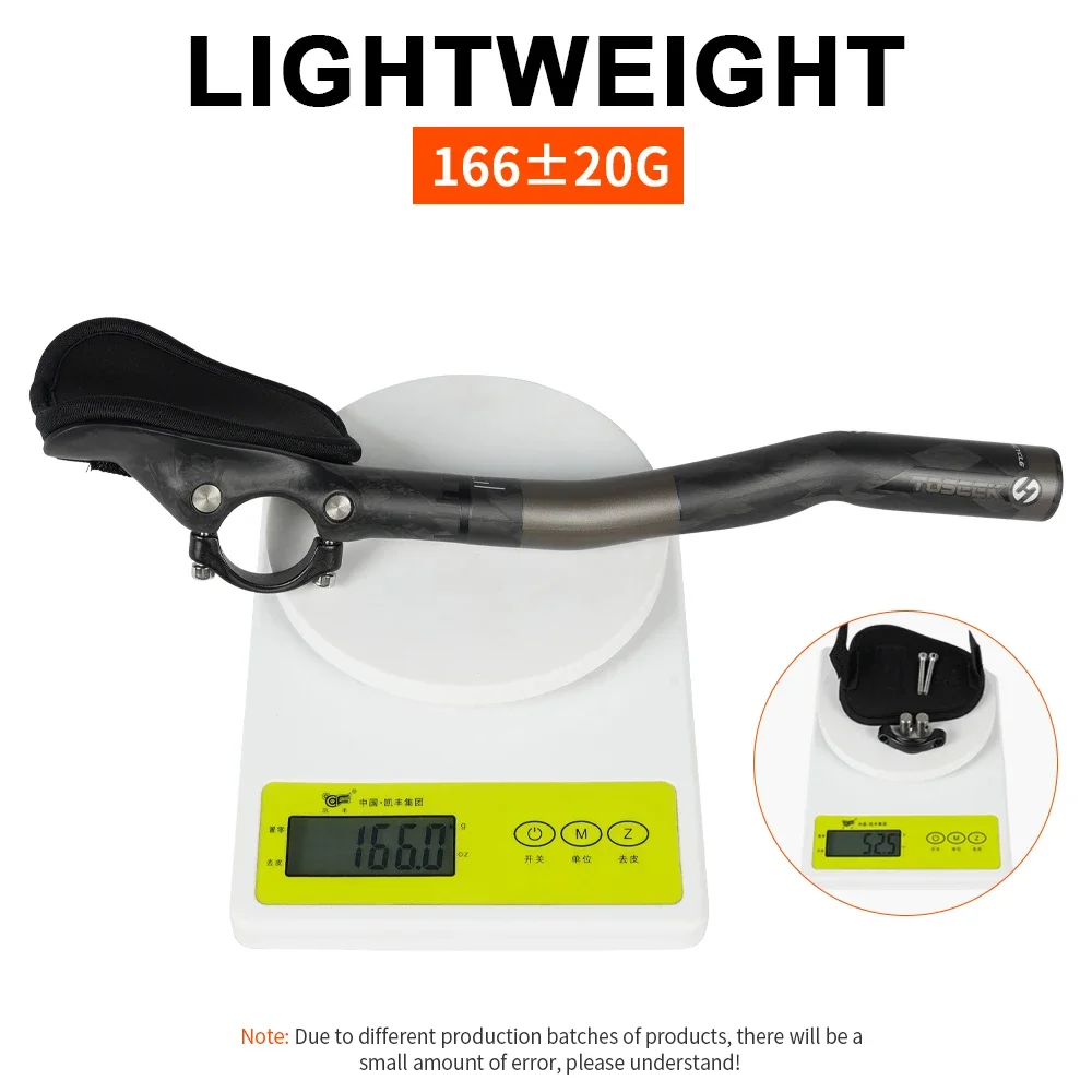 مقود دراجة طريق خفيف للغاية ، مقود TT كامل الكربون ، قضيب مقبض ممتد ، بار راحة ،