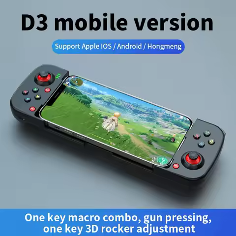 D3 Wireless Bluetooth 5.0 Stretchable Gamepad For Ios &amp; Android Retractable Joystick For Switch PS4 Smart Phone Game Controller