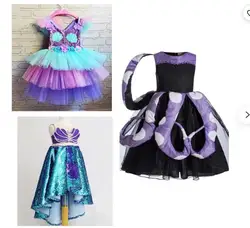 Mermaid costume. Ariel İnspired dress. Brithday Mermaid dress. Mermaid dress. 1st Birthday dress 2023 little mermaid